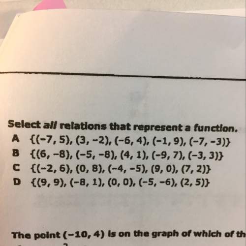 I'm not sure what they mean by "relations that represents a function". i don't understand this.