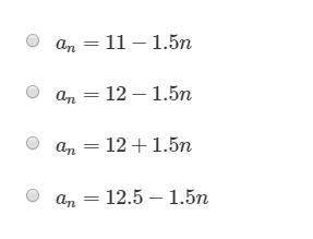 (3)what is the explicit rule for the sequence?  10.5, 9, 7.5, 6, 4.5, 3, 
