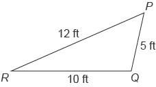 What is the measure of ∠p, to the nearest degree?  24° 42° 55°
