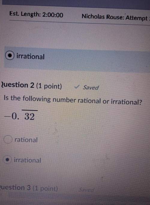 Is the following number rational or irational