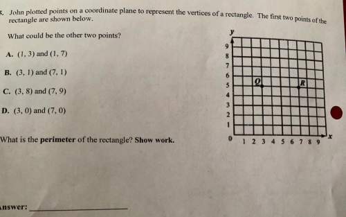 Is the answer is b, also what is the perimeter of the rectangular!