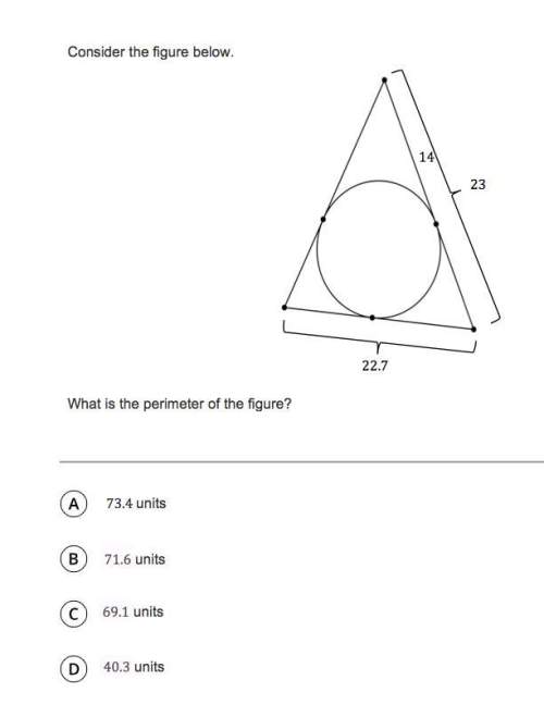 What is the perimeter of the figure