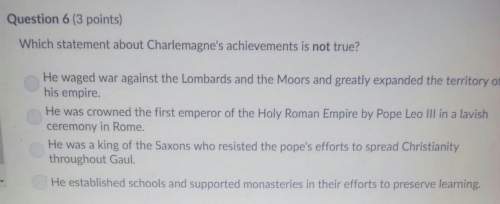 Which is true about charlemagne's achievement is not true