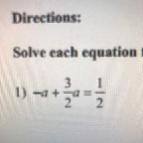 Solve each equation for the variable