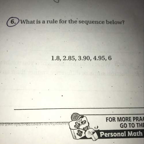What do they mean by what is a rule for the sequence below on the pic