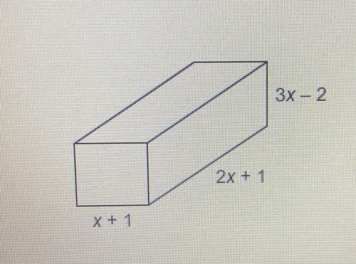 Iwill give brainliest which expression represents the volume of the box?  use the formu