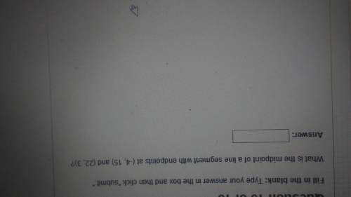 What is the midpoint if the line of a segment