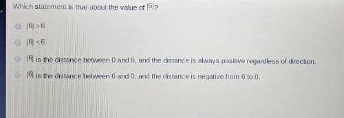 Which statement is true about the value of 6