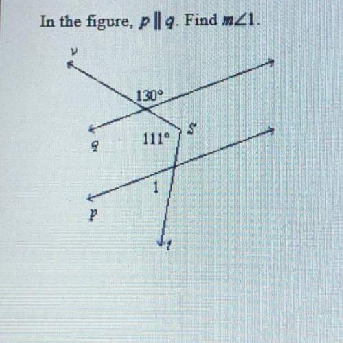 in the figure, pllq. find m angle 21.