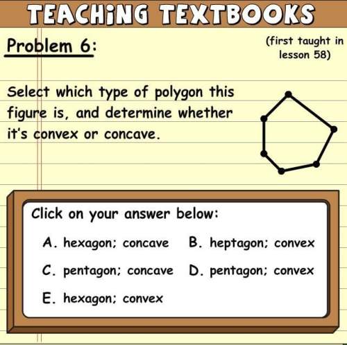 Select which type of polygon this figure is, and determine whether it's convex or concave.  a.