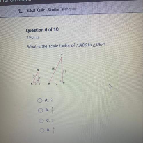 What is the scale factor of abc to def?