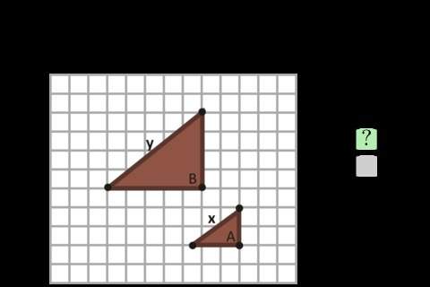 Triangles a and b are similar. if the slope of y is 4/5 what's the slope of x?