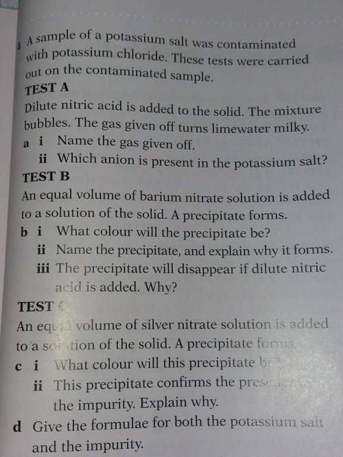 Can anyone me to solve this questions. this is about testing ions. i find this question really