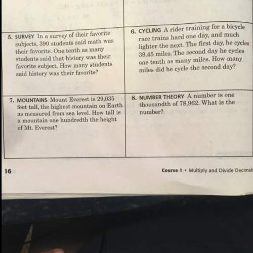 What are the answers to questions #7 &amp; 8?