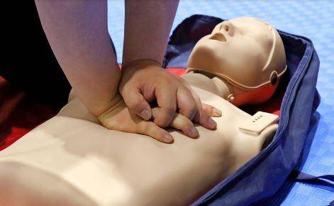 Kirron arrived and took over compressions. To ensure high-quality CPR, providers should switch off g