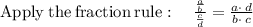 \mathrm{Apply\:the\:fraction\:rule}:\quad \frac{\frac{a}{b}}{\frac{c}{d}}=\frac{a\cdot \:d}{b\cdot \:c}