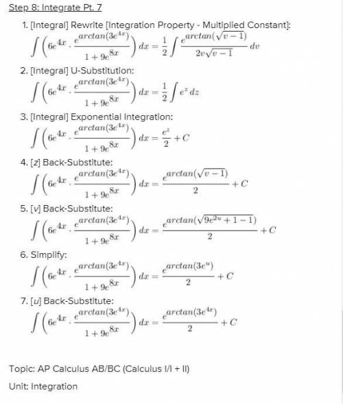The indefinite integral of ((6e^4x)(e^arctan(3e^4x)))/(1+9e^8x)