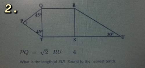 Geometry !  1. what is the length of bc?  2. what is the length of su? rou