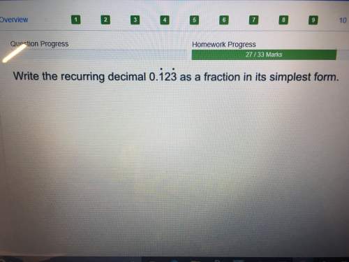 Write the recurring decimal in its simplest form
