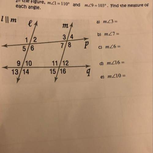 :)  need to find measure of each of the angles to the right
