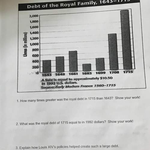 Debt of the royal family of france. i’ve been stuck on these questions for 2 days . nor am i good a
