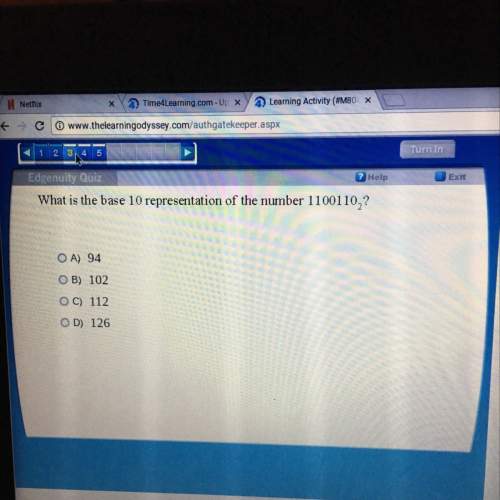 What is the base 10 representation of the number 1100110
