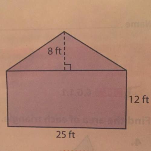 Wayne is going to paint the side of the house shown in the diagram. what is the area that will