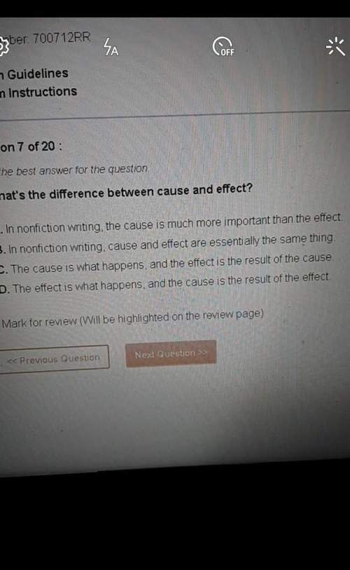 What’s the difference between cause and effect , possible answers in picture you