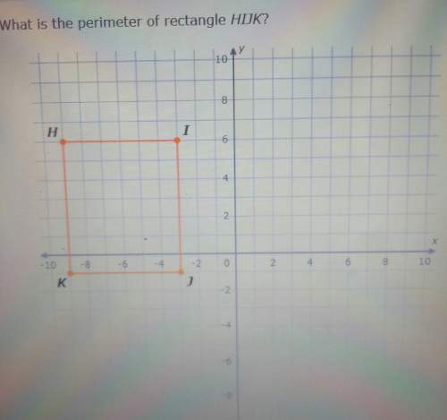 What is the perimeter of rectangle hijk