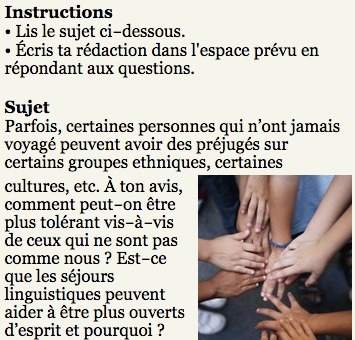 Ihave a french question attached below, !  the answer must be 10-12 sentences.