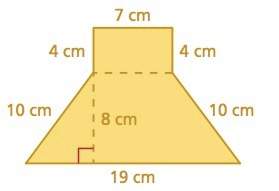 Awarding big ! find the area of the figure.