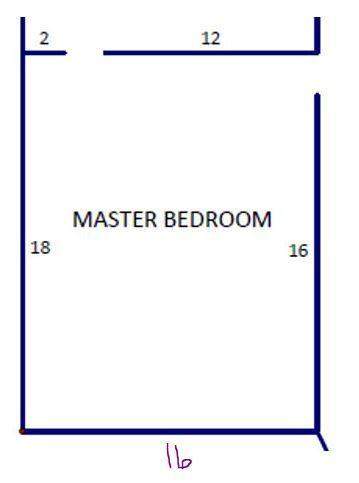 How much carpet do i need for the master bedroom?