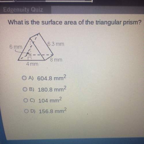 What's the surface area of the triangular prism?