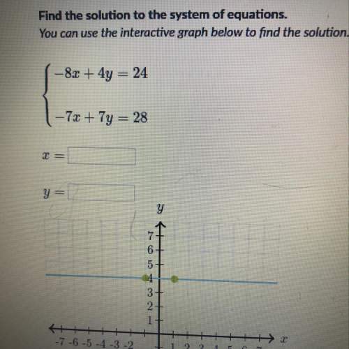 Find the solution to the system of equations. explain &lt; 3