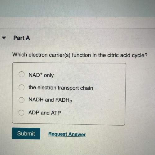 Which electron carrier(s) function in the citric acid cycle?  -nad+ only -the electron t