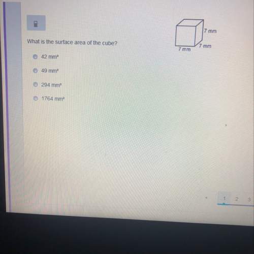 What is the surface area of the cube give brainliest answer