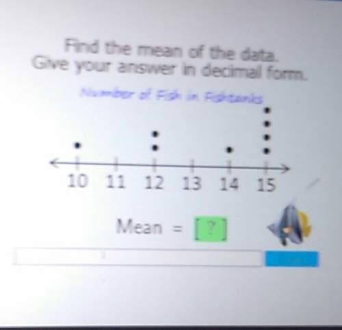 Find the mean of the data. give your answer in decimal form
