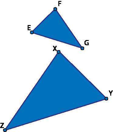 Best answer gets !  in δefg and δyxz, m∠f ≅ m∠x and m∠e ≅ m∠y. if m∠e = 62° and m∠