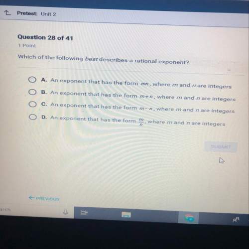 Which of the following best describes a rational exponent?