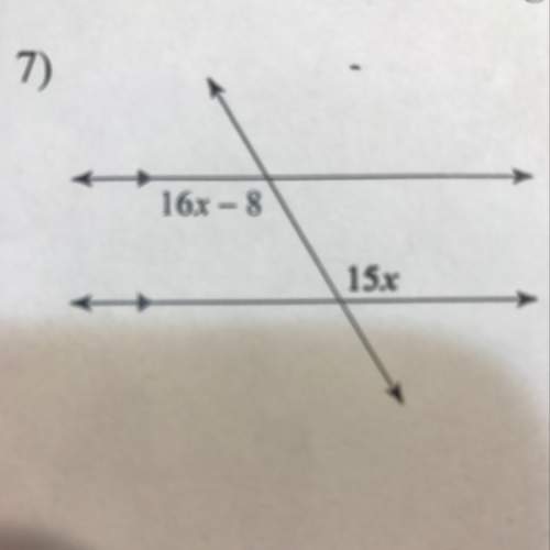 Find the measure of the angle that is 15x.