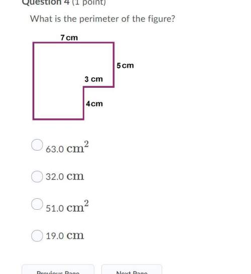 With geometry hw pweath what is the perimeter of the figure