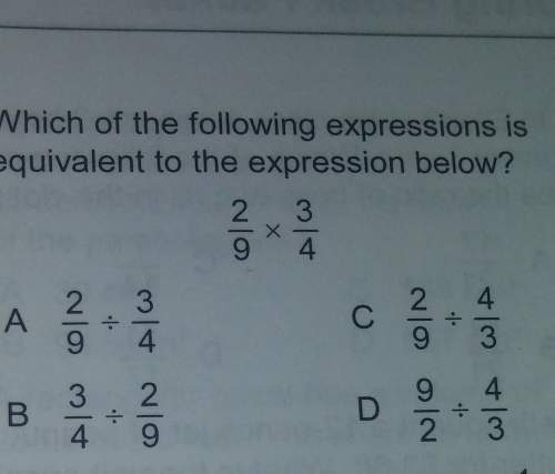 Which of the following expressions is equivalent to the expression below ?