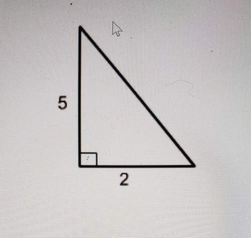 What is the length of the hypotenuse of this triangle? round to the nearest tenth
