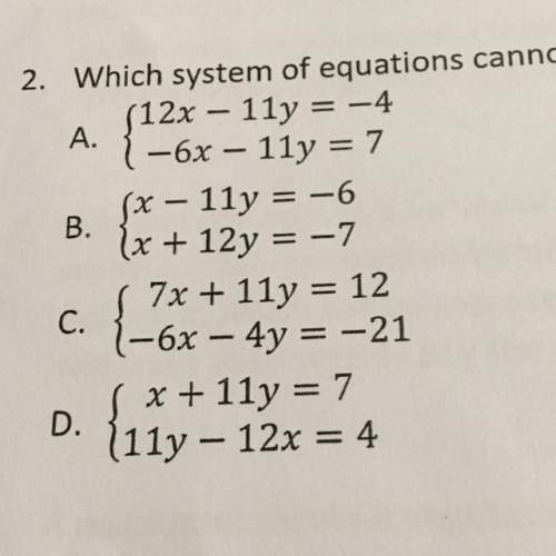 Which system of equation cannot be directly solved by applying the elimination method?