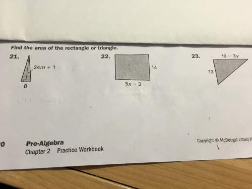 Find the area of the rectangle or triangle plz i don't understand