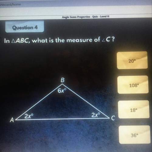 In angle abc, what is the measure of angle c?
