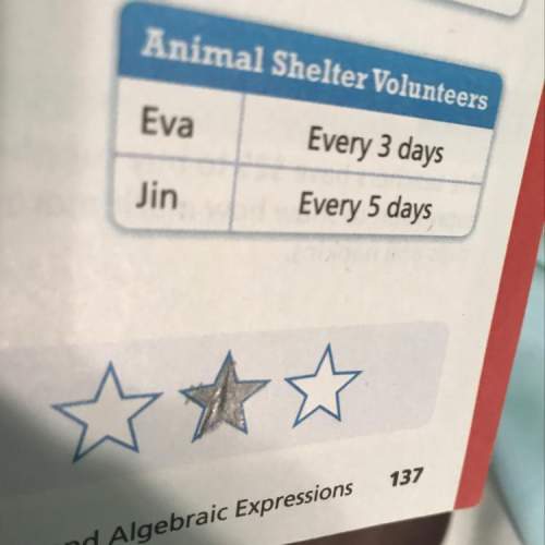 Eva and jin are new volunteers at the animal shelter . if they both volunteer the first of the month