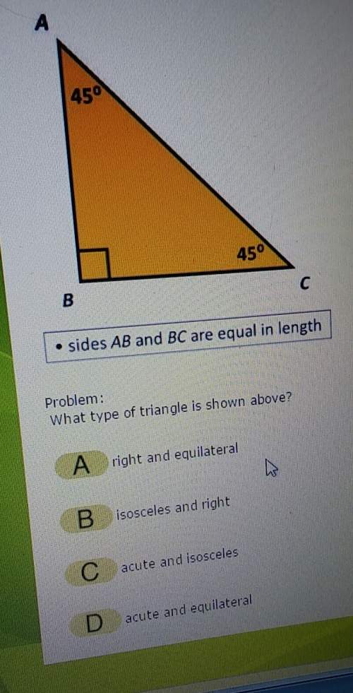 What type of triangle is shown above