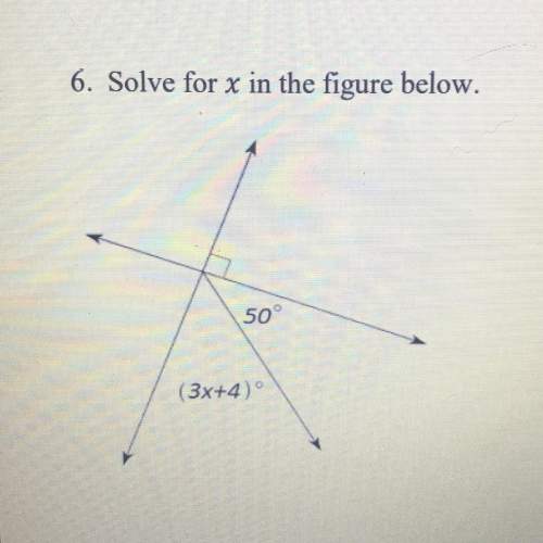 6. solve for x in the figure below.