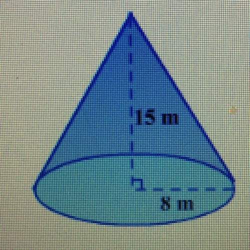 Calculate the volume of this cone to the nearest hundredth. use 3.14 for pi.